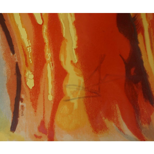 1970s Dali Alchimie Des Philosophes Le Phenix H/S Etching on Parchment Surreal Art For Sale - Image 4 of 4