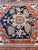 Antique Persian Serapi Carpet Handmade Oriental Rug Light Blue, Ivory, Rusty Red For Sale - Image 9 of 18