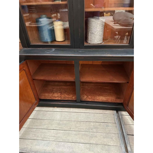 Large Bookcase with a Weathered Finish For Sale - Image 9 of 12