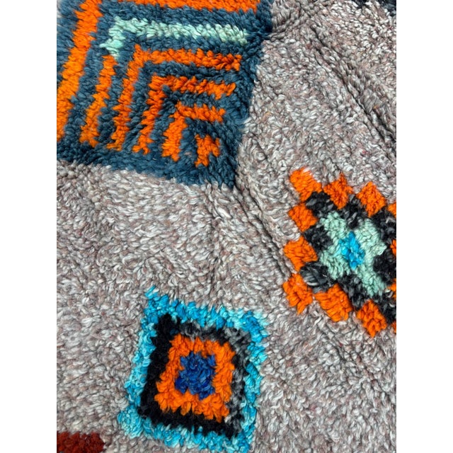 Colorful Moroccan Berber Rug 210x320 cm, Beni Ourain rug is a pure beauty. Made from one of the best quality wool of sheep...