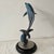 Dale J Evers Centerpiece Dolphin Sculpture Sky Dance II Signed and Numbered 29/250 For Sale - Image 4 of 16