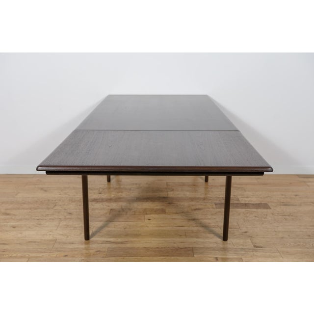 Mid-Century Modern Teak Extending Dining Table by Johannes Andersen for Uldum Møbelfabrik, Denmark, 1960s For Sale - Image 10 of 18