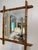 Wood Antique Faux Bamboo Mirror For Sale - Image 7 of 8