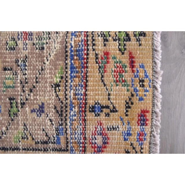 Handmade Turkish Rug For Sale - Image 5 of 17