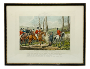 Henry Alken, Horse Engraving, 1847, Etching, Framed