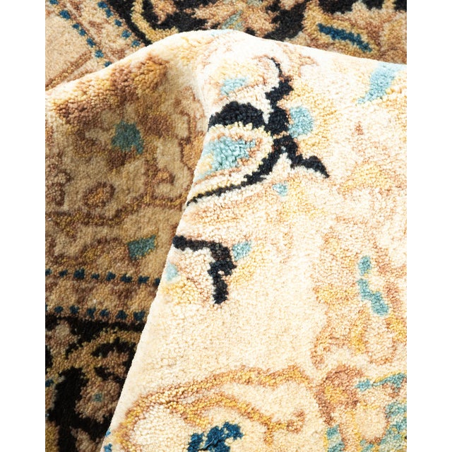 Textile Mogul, One-of-a-Kind Hand-Knotted Area Rug - Ivory, 3' 2" x 5' 5" For Sale - Image 7 of 8