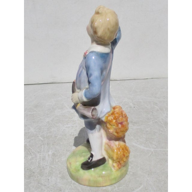 Little Boy Blue Royal Doulton Porcelain Figure For Sale In New York - Image 6 of 9