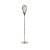 Adamas floor lamp by emilie lemardeley dimensions: d30 x h160 cm materials: brass, glass weight: 35 kg the adamas...