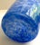 Artisan Mottled Blue Handblown Glass Tumbler/Vase For Sale - Image 4 of 9