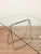 Gold Italian Tubular Chromed Steel Trestles, 1970s, Set of 2 For Sale - Image 8 of 18