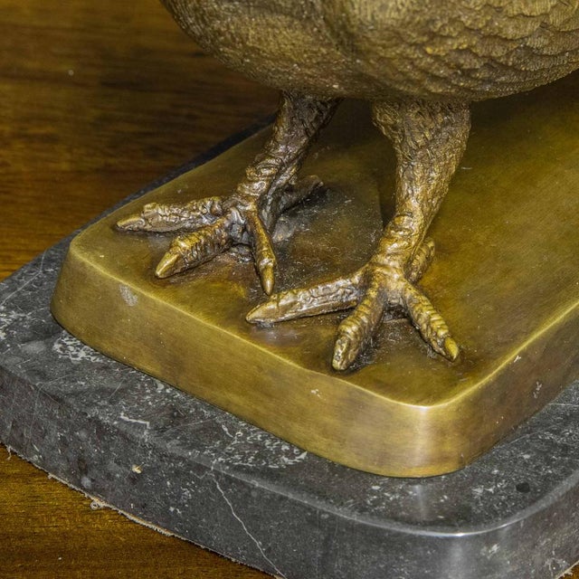 Bronze Racing Pigeon, 20th-Century For Sale - Image 4 of 14