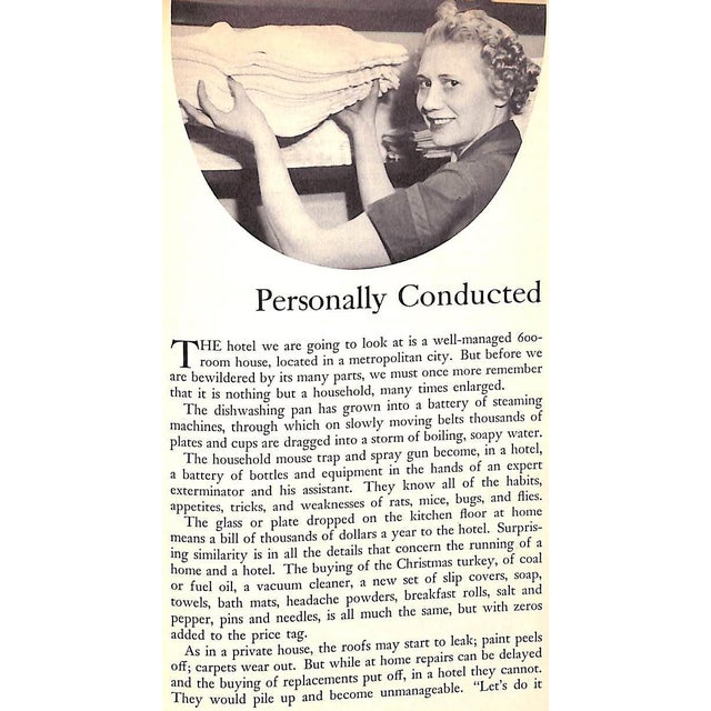 Traditional "At Your Service: The Way of Life in a Hotel" 1941 Bemelmans, Ludwig For Sale - Image 3 of 12