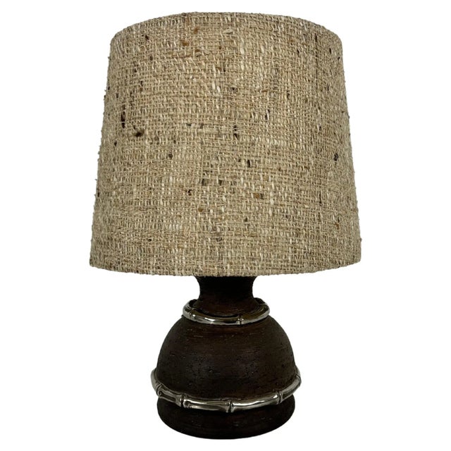 Mid-Century Ceramic Base Table Lamp, 1960s For Sale - Image 9 of 9