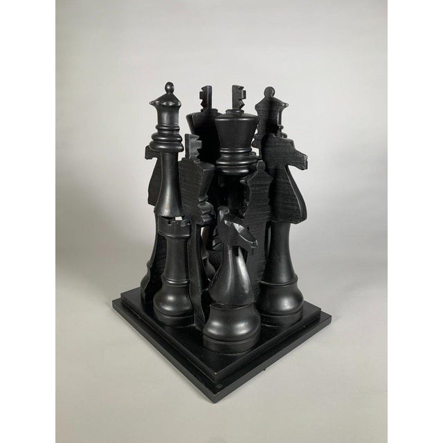 Asian Arman Fernandez (1928-2005) - Sculpture, Gambit, The Great Chess Game (2003) - 45 cm For Sale - Image 3 of 11