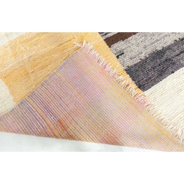 Modern Moroccan Hand-Knotted Wool Rug by Doris Leslie Blau For Sale - Image 9 of 9