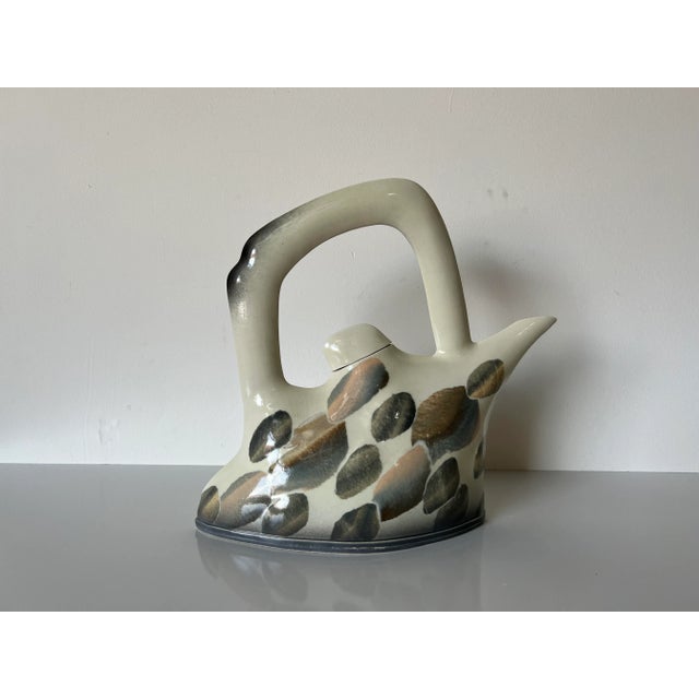 For your consideration we are presenting for sale this fantastic vintage modernist sculptural Pitcher - shape decorative...