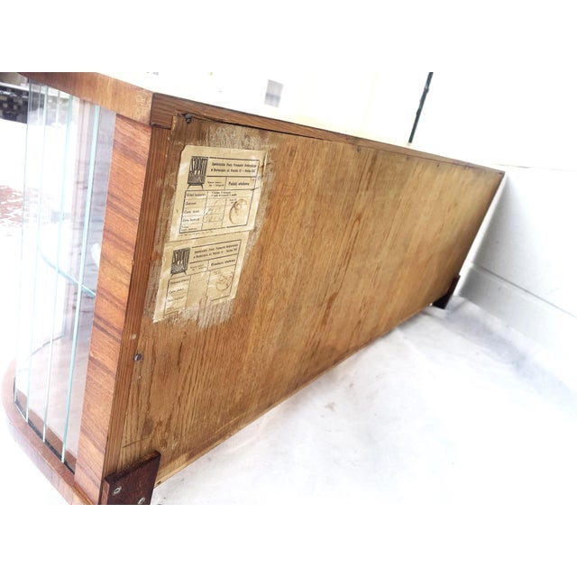 Mid-20th Century Display Case with Sliding Glass Panes, 1962 For Sale - Image 10 of 14