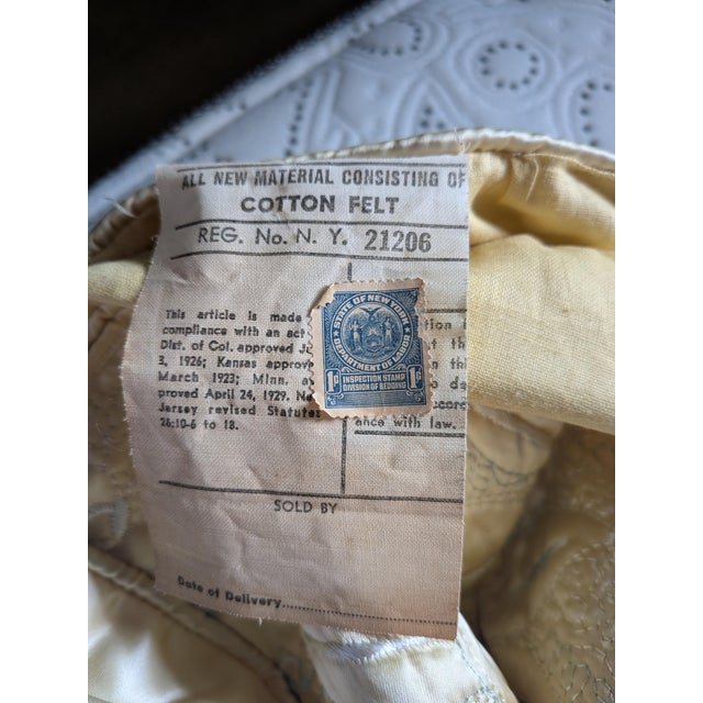 Hollywood Regency Gold Satin Bedspread Full Floral Embroidered For Sale In Rochester - Image 6 of 12