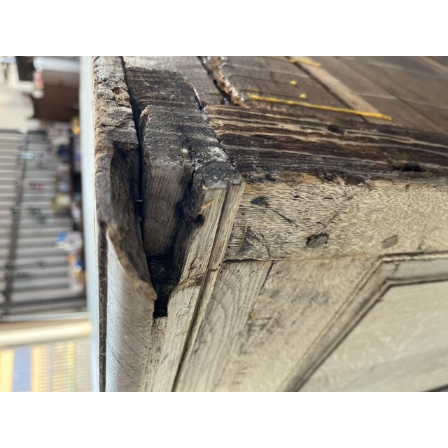 Antique Bleached Oak Flemish Chest of Drawers For Sale - Image 5 of 17