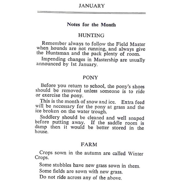 The Pony Club Diary 1970 For Sale - Image 13 of 13