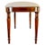 Antique English Edwardian Inlaid Mahogany Oval Bench Stool – Sheraton Revival Vanity Seat For Sale - Image 4 of 12