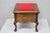 Antique Flip Top Georgian Chippendale Style Mahogany Shoe Shine Box Footstool For Sale - Image 4 of 18