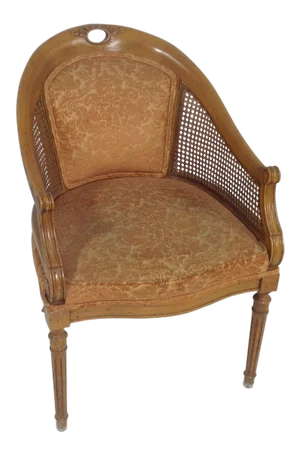 Vintage Country French Fruitwood Side Chair