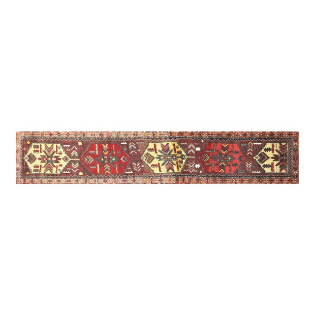 1960s Turkish Oushak Runner For Sale