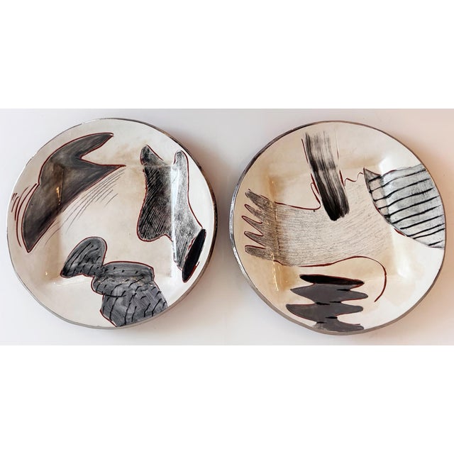 1980s Rare Loughran Unique and Individual Abstract Dinner Set for 4 For Sale In Miami - Image 6 of 16