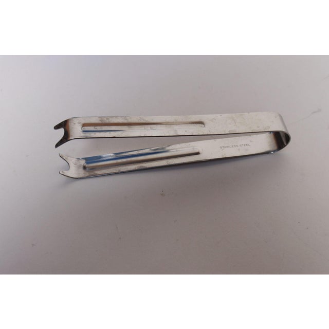 Vintage Japanese Crown Corning "Thermique" Sky Blue Ice Bucket/Pail With Tongs For Sale - Image 16 of 16