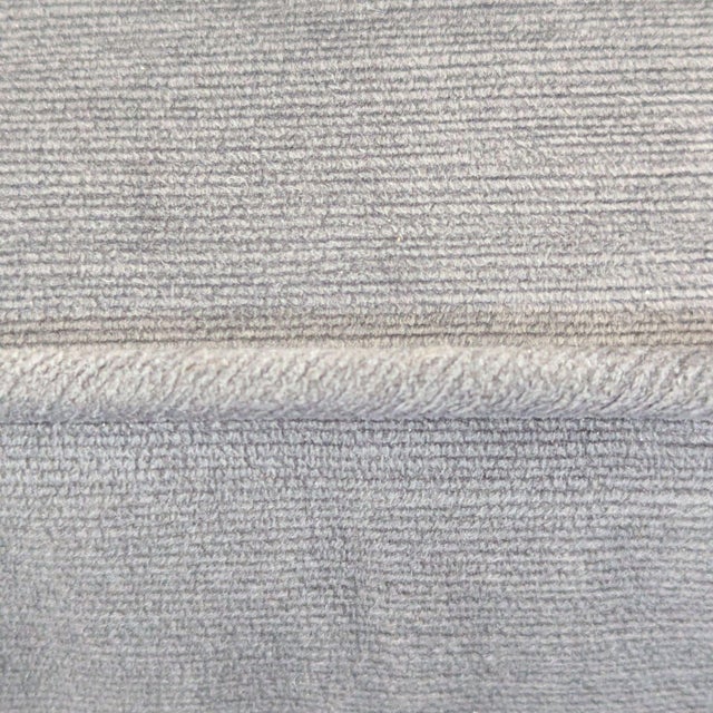 Mitchell Gold + Bob Williams Gray Velvet L-Shaped Sectional Sofa For Sale - Image 10 of 10