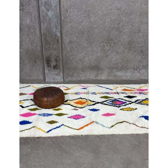 Moroccan Azilal Wool Rug - 9.8 X 6.5 Ft For Sale In Cleveland - Image 6 of 8