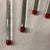 Glass Vintage Macy’s Holiday Theme Swizzlers Stirrers for Drinks and Cocktails For Sale - Image 7 of 8