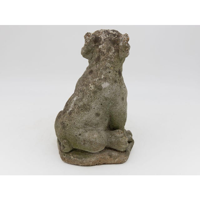 Composite Stone Bull Dog Garden Ornaments, England 1970s For Sale - Image 4 of 7