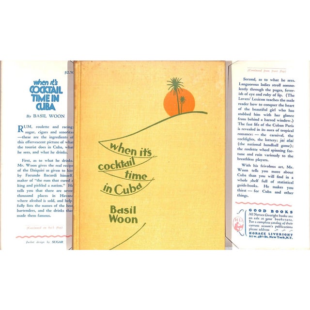 Traditional "When It's Cocktail Time in Cuba" 1930 Woon, Basil For Sale - Image 3 of 12