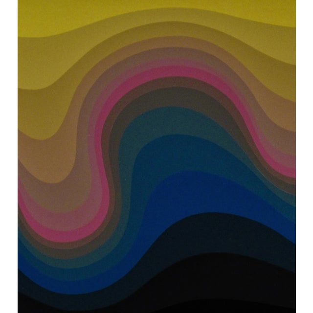 Op Art Roy Ahlgren, Fiesta, 1982 For Sale - Image 3 of 7