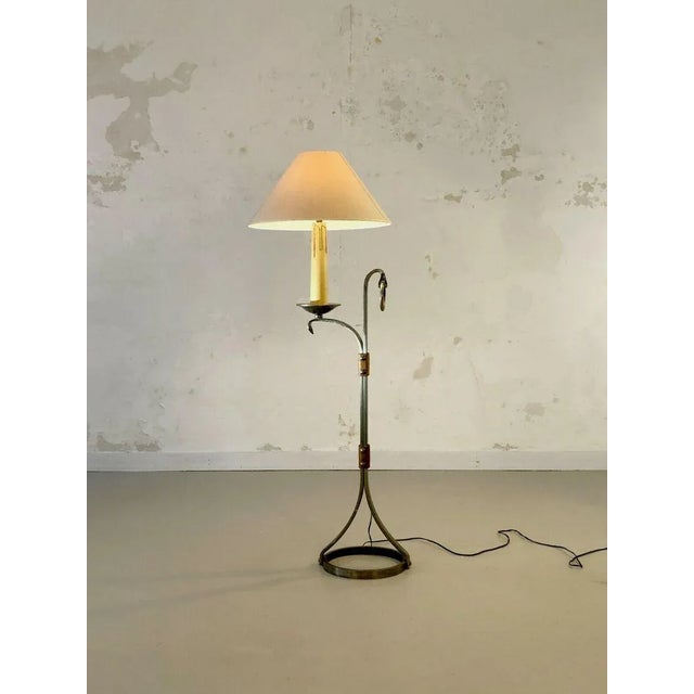 Mid-Century Liseuse Floor Lamp by Jean-Pierre Ryckaert for Ed. Ryckaert / Le Dauphin For Sale - Image 6 of 6