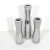 Vintage Mid-Century Modern Erika Pekkari Aluminum Scandinavian Candlesticks- Set of 3 For Sale - Image 4 of 6