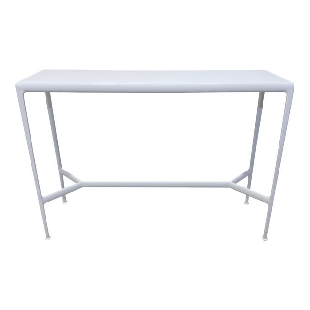 Richard Schultz White Porcelain 1966 Collection Outdoor High Table for Knoll For Sale