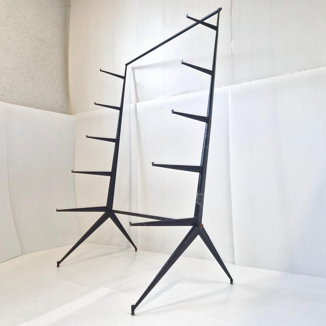 Vintage Shelf with Compass Legs by Jean Prouvé and Maurice Novarina, 1950s For Sale - Image 10 of 10