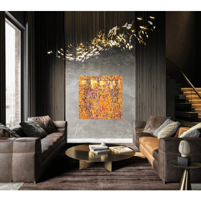 Textile The Story of One Day. Modern Original Painting. Iryna Kastsova For Sale - Image 7 of 8