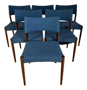 Vintage Chairs by Willy Schou Andersen, Denmark, 1960, Set of 6