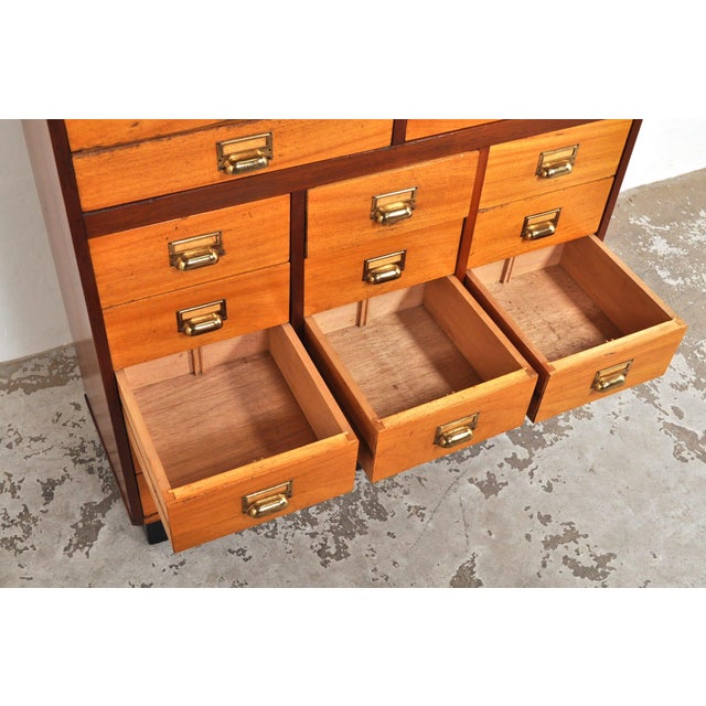 Vintage Mahogany Chest of Drawers, 1950s For Sale - Image 11 of 12