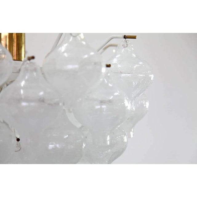 Metal Tulipan Ceiling Light by J. T. Kalmar, 1960s For Sale - Image 7 of 8