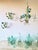 Italian Hand-Painted Tole Floral Chandelier with Matching Wall Sconces, 1960s, Set of 3 For Sale - Image 17 of 18