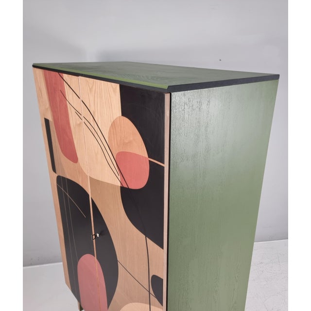 Wood Vintage Wardrobe in Ash, 1970s For Sale - Image 7 of 14