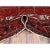 1960 10'2"x13'8" Penn Red Hand Knotted Clean All Wool Worn Down Vintage Persian Rug For Sale - Image 9 of 12