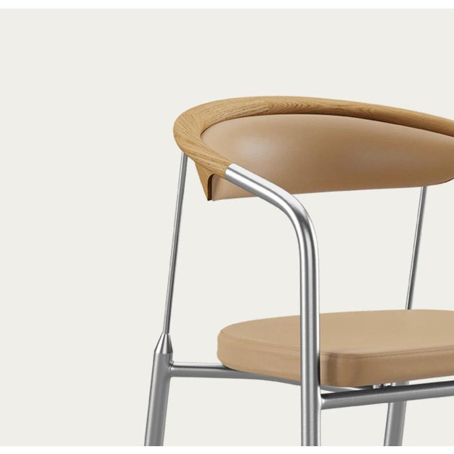 Not Yet Made - Made To Order Chairman Chair in Oak with Upholstery in Sand by Henrik Tengler for One Collection For Sale - Image 5 of 15