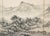 1970s Ming Dynasty Style Monochrome Screen "Landscape With Mountains" For Sale - Image 4 of 17