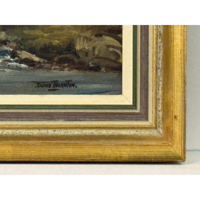 Oil Painting of Tree Lined River in a Forest in Ireland by Irish Artist 1980 Circa For Sale - Image 14 of 16